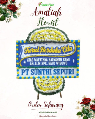 Papan Bunga Duka di Ujung Menteng